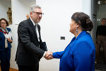 LH-Stv. Manuela Khom mit Staatssekretär Marko Štucin © Land Steiermark; Verwendung bei Quellenangabe honorarfrei LH-Stv. Manuela Khom mit Staatssekretär Marko Štucin