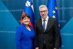 LH-Stv. Manuela Khom mit Staatssekretär Marko Štucin © Land Steiermark; Verwendung bei Quellenangabe honorarfrei LH-Stv. Manuela Khom mit Staatssekretär Marko Štucin