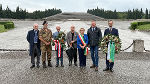 Gemeinsam mit Bürgermeisterin Cristina Pisano besuchten LH Kunasek und die steirische Delegation den österreichisch-ungarischen Friedhof und danach die militärische Gedenkstätte Sacrario Militare di Redipuglia.