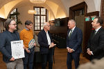 Landeshauptmann Mario Kunasek und Landesrat Karlheinz Kornhäusl empfingen Vertreter aus dem Ausserland, Bad Radkersburg und Bruck. © Land Steiermark/Resch; bei Quellenangabe honorarfrei