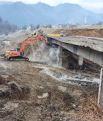 Bild von der B 116-Baustelle