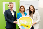 Landesrätin Simone Schmiedtbauer, Werner Ressi (Vorstandsdirektor der Energie Steiermark) und Irene Hofer (Energieagentur Steiermark) machten Lust auf den „Langen Tag der Energie".