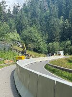 Das betroffene Straßenstück zwischen Thörl und Kapfenberg