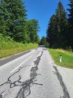 Bild vom betroffenen Straßenstück