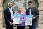 Dr. Michael Sacherer (Präsident der Ärztekammer für Steiermark), Sabina Džalto (Leiterin ÖIF-Integrationszentrum Steiermark) und Landesrat Hannes Amesbauer stellen gemeinsam die Informationsinitiative in steirischen Grundversorgungsquartieren sowie im Rahmen von Angeboten des Österreichischen Integrationsfonds vor. © Land Steiermark; Verwendung bei Quellenangabe honorarfrei