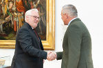 Landeshauptmann Mario Kunasek empfing den Botschafter des Fürstentums Liechtenstein, Simon Biedermann, in der Grazer Burg.