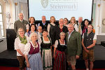 Auch das KIT-Team des Landes Steiermark, angeführt von Cornelia Forstner, kam zum Empfang anlässlich des Jubiläums-Aufsteirerns.
