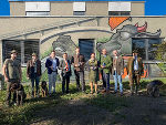 LAbg. Gerhard Hirschmann, STED-Leiter Franz Zenz, Landesjägermeister Franz Mayr-Melnhof-Saurau, Tierschutzombudsfrau Karoline Schlögl, LAbg. Bruno Aschenbrenner und Projektleiter Wolfgang Steiner (v.l.)