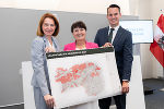 Schmiedtbauer, Khom, Hermann: Die Regierungsmitglieder betonten den konstruktiven Weg zu den neuen Ausbauplänen und die breite Einbindung von Interessensgruppen und Standortgemeinden.