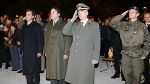 Bürgermeister Mag. Siegfried Nagl, Landeshauptmann Mag. Franz Voves und der steirische Militärkommandant Oberst Mag. Heinz Zöllner bei der Angelobung von 700 Wehrmännern im Schloss Eggenberg.