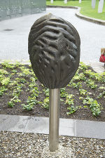 Die Bronzeskultpur des Grazer Stadtkerns ist ab heute im zweiten Burghof zu sehen.