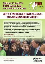Programm des FairStyria-Tages am Mittwoch, 25. Juni 2014