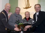 Bgm. Jürgen Winter, LH-Stv. Hermann Schützenhöfer, Charly Kahr und Dir. Georg. Bliem (v.l.).