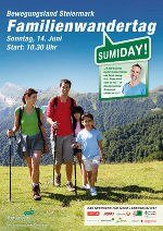 Am 14. Juni findet der Familienwandertag statt. 