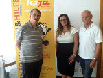 Reinhart Wolff, Denise Schiffrer-Barac und Johann Aftenberger, v.l.