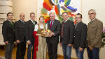 Mit Vertretern der Obstbauern war Anna-Maria I. zu Gast in der Grazer Burg