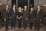Bürgermeister Siegfried Nagl, Oskar Deutsch, Ruth Kaufmann, Landeshauptmann Hermann Schützenhöfer, LT-Präsidentin Bettina Vollath und Superintendent Hermann Miklas (v.l.) bei der gestrigen Eröffnung 