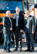Karl Lautner, Leiter FA STED, Regionalleiter Wolfgang Auinger und Vorgänger Helmut Fritz bei der Übergabe in Judenburg (v.r.)