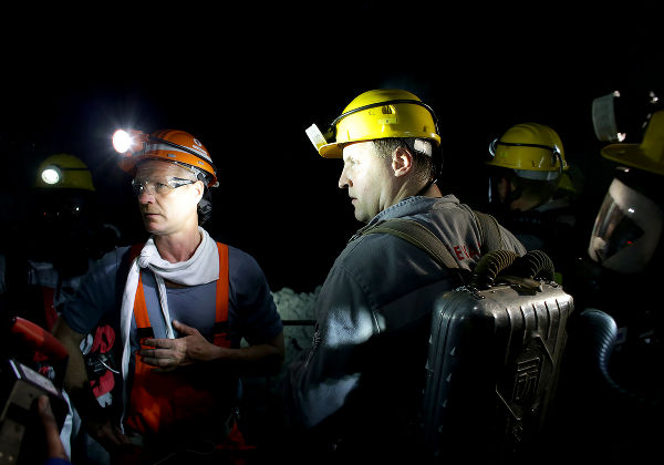 Insgesamt dauerte die Übung im RHI-Bergwerk in Breitenau rund sieben Stunden © RHI AG, Verwendung bei Quellenangabe honorarfrei