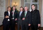 Herbert Paierl, Veit Sorger, Jochen Pildner-Steinburg, LH Hermann Schützenhöfer und Andreas Zakostelsky (v.l.) beim feierlichen 120-Jahr-Jubiläum der "Steirer in Wien" in der Grazer Burg