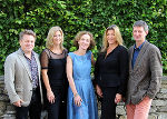 Brigitte Luef (2.v.r.) lud mit ihren Mitarbeiterinnen und Mitarbeitern Herwig Seibert, Lisa Pölzler-Schalk, Sabine Siegel und Günther Gaugl zum ersten Pressegespräch (v.r.)