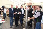 Landeshauptmann Hermann Schützenhöfer (2.v.l.) bei der Eröffnung der neuen Trinkwasseranlage
