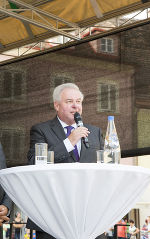 Landeshauptmann Hermann Schützenhöfer beim Tag der Bundespolizei in Bad Radkersburg