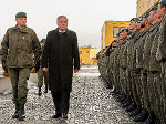 LH Schützenhöfer bei der heutigen Verabschiedung der Jägerkompanie in St. Michael