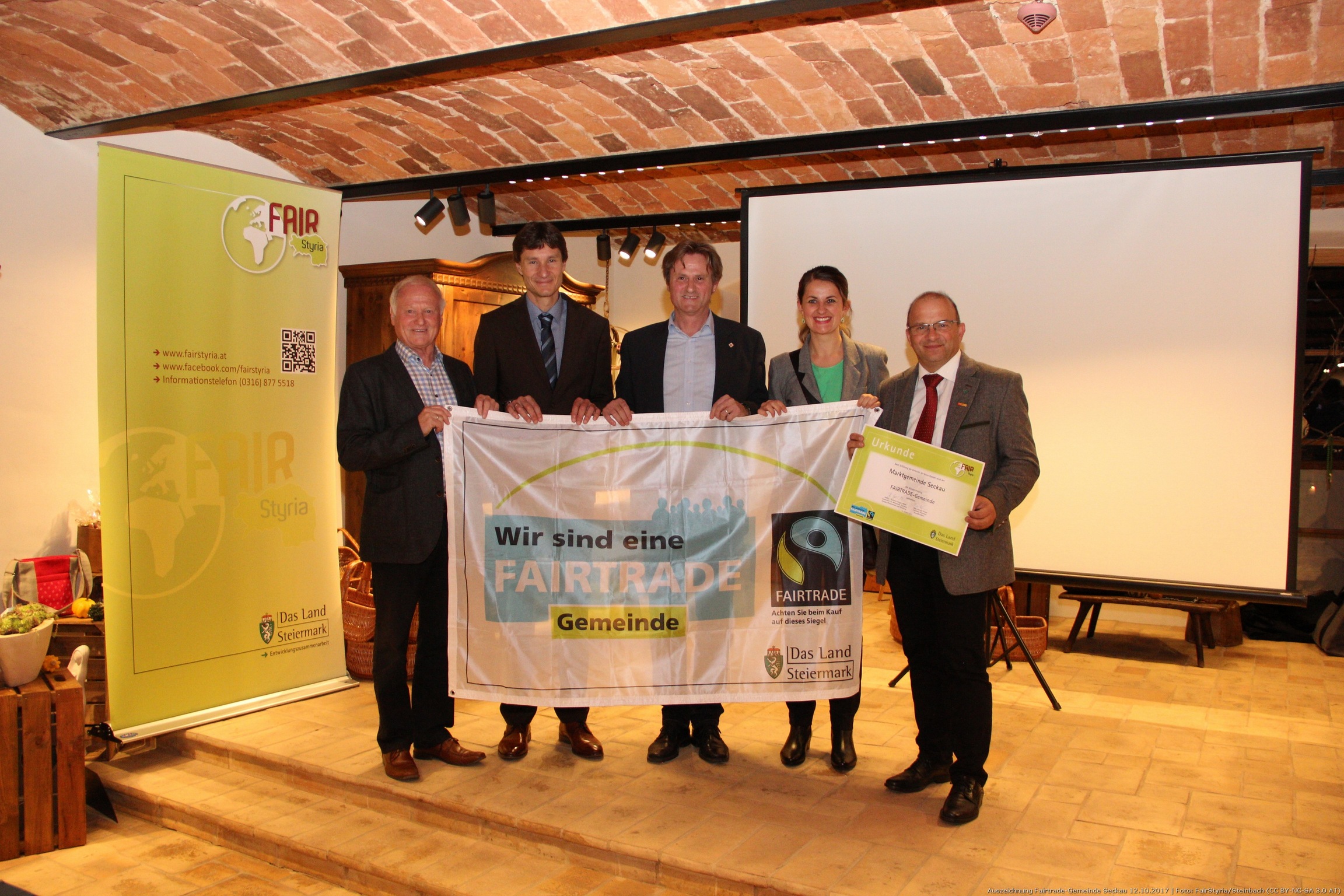 Auszeichnung der Fairtrade-Gemeinde Seckau