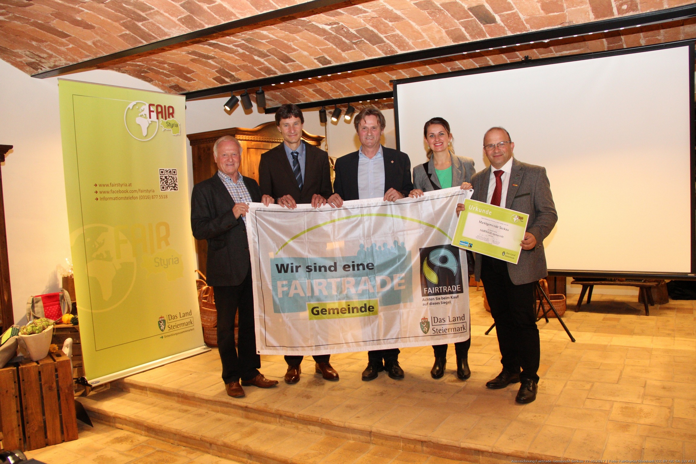 Auszeichnung der Fairtrade-Gemeinde Seckau