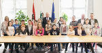 Die 4b-Klasse der Volksschule Peter Rosegger zu Gast in der Grazer Burg.