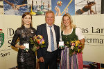 Sonja Stacher (Kickboxen), LR Lang und Julia Pirkmann (Armbrust) (v.l.)
