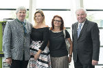 Treffen in der BH Hartberg-Fürstenfeld: BH Max Wiesenhofer, Baubezirksleitungs-Chefin Brigitte Luef, Landesamtsdirektorin-Stv. Brigitte Scherz-Schaar und LH Hermann Schützenhöfer (v.l.).
