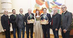 Gemeinsam mit ihrer Delegation war Magdalena I. kurz vor dem 'Tag des Apfels' in der Grazer Burg.