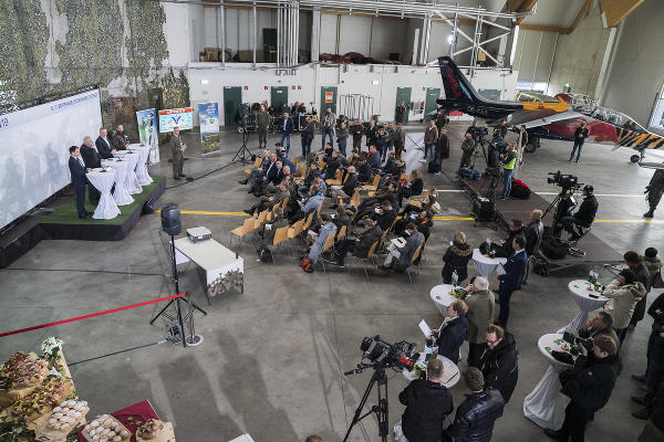 Großes Medieninteresse bei der Pressekonferenz. ©      