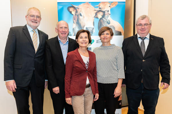 Gerhard Oechtering, Josef Troxler, Barbara Fiala-Köck, Kerstin Weich und Thomas Bartels gestalteten gemeinsam die interessante Veranstaltung (v.l.) © Foto: steiermark.at/Streibl; bei Quellenangabe honorarfrei