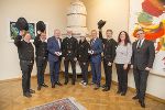 Die Delegation der steirischen Rauchfangkehrerinnung kam zum traditionellen Besuch in die Grazer Burg.