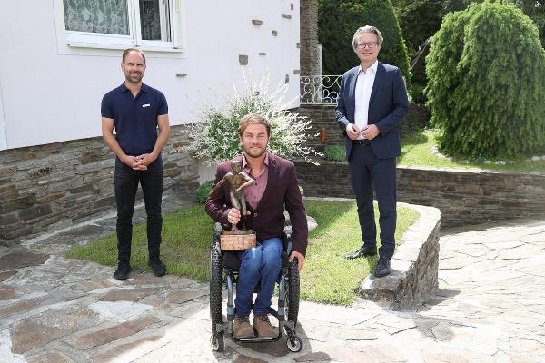 GF Gernot Uhlir, Angelino Zeller, LR Christopher Drexler (v.l.) ©      