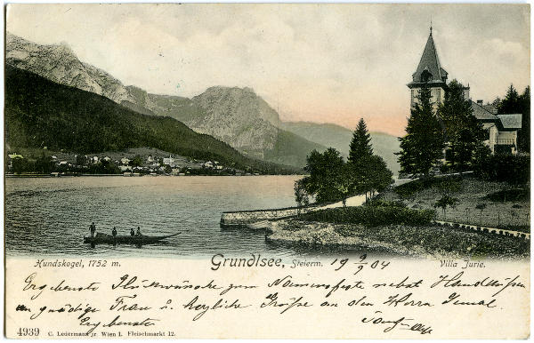 Historische Ansichtskarte von Grundlsee ©      