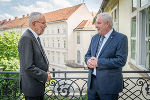 Der Landeshauptmann traf den Bundespräsidenten vor der Eröffnung der Styriarte. Der Landeshauptmann traf den Bundespräsidenten vor der Eröffnung der Styriarte.