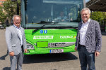 LH-Stv. Anton Lang und Verkehrsverbund GF Dr. Peter Gspaltl © Harry Schiffer 