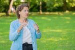 „Die Erfahrungen der Steirerinnen und Steirer sind ein wichtiger Baustein, um bestmöglich mit dem Klimawandel und seinen Folgen umzugehen", sagt LRin Ursula Lackner. © Land Steiermark/Purgstaller. Bei Quellenangabe honorarfrei.