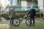 Sportlandesrat Christopher Drexler mit Mountainbike-Koordinator Markus Pekoll