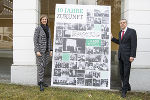 Wirtschafts- und Forschungslandesrätin Barbara Eibinger-Miedl mit JR-Geschäftsführer Wolfgang Pribyl. © JOANNEUM RESEARCH