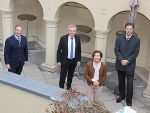 Mario Eustacchio, Anton Lang, Barbara Fiala-Köck und Franz Mayr-Melnhof Saurau © Stadt Graz/Leitner 