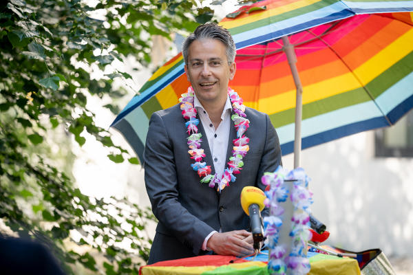 Stadtrat Kurt Hohensinner stellte die Maßnahmen der Stadt Graz vor. ©      