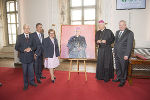 Ein Portrait des Bischof emertitus ist im Grazer Rathaus zu sehen. Ein Portrait des Bischof emertitus ist im Grazer Rathaus zu sehen.