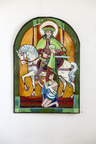 In der Ausstellung zu sehen: Der heilige Martin (1979), Leihgabe der Fachschule Burgstall © Land Steiermark; bei Quellenangabe honorarfrei