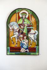 In der Ausstellung zu sehen: Der heilige Martin (1979), Leihgabe der Fachschule Burgstall © Land Steiermark; bei Quellenangabe honorarfrei In der Ausstellung zu sehen: Der heilige Martin (1979), Leihgabe der Fachschule Burgstall
