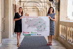 Die Landesrätinnen Juliane Bogner-Strauß und Doris Kampus (v.l.) präsentierten die soziale Landkarte der Steiermark, die niederschwellige und leicht erreichbare inklusive Beratungsangebote im Land abbildet. © Land Steiermark/Streibl; bei Quellenangabe honorarfrei Die Landesrätinnen Juliane Bogner-Strauß und Doris Kampus (v.l.) präsentierten die soziale Landkarte der Steiermark, die niederschwellige und leicht erreichbare inklusive Beratungsangebote im Land abbildet.